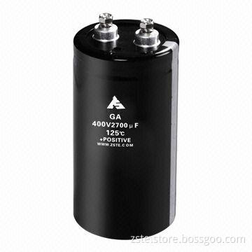Aluminum electrolytic capacitors, standard screw type, high temperature and high reliability